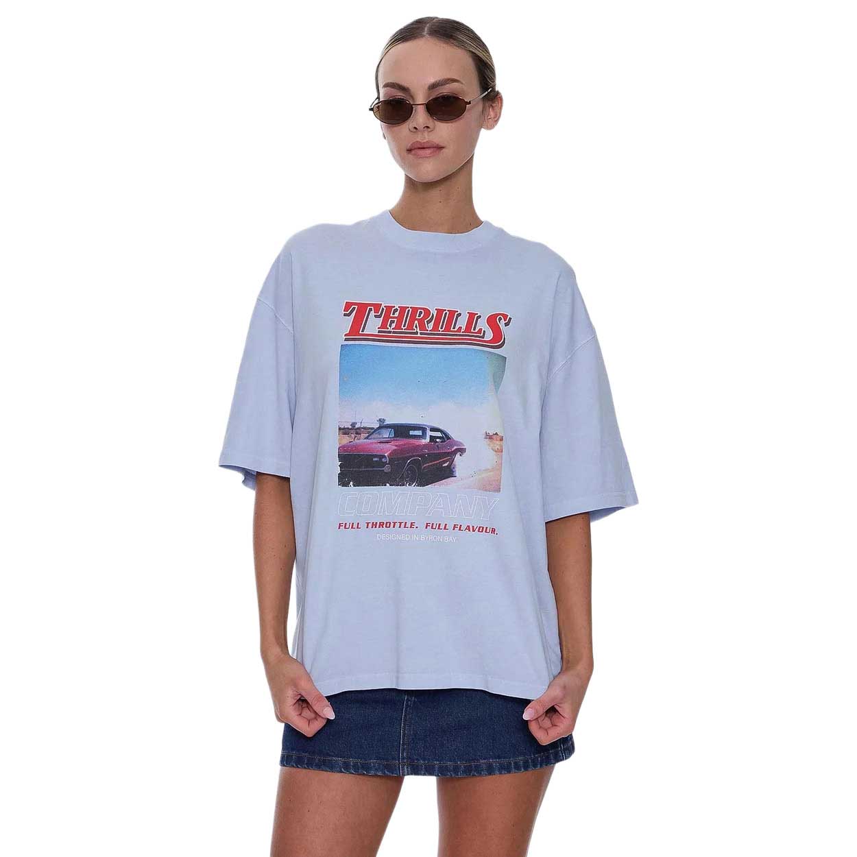 Thrills Full Throttle Oversized Tee